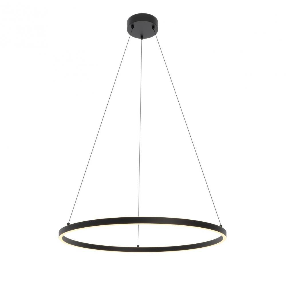 Glo 36In Pendant Led 40W 120V,3000K,BK