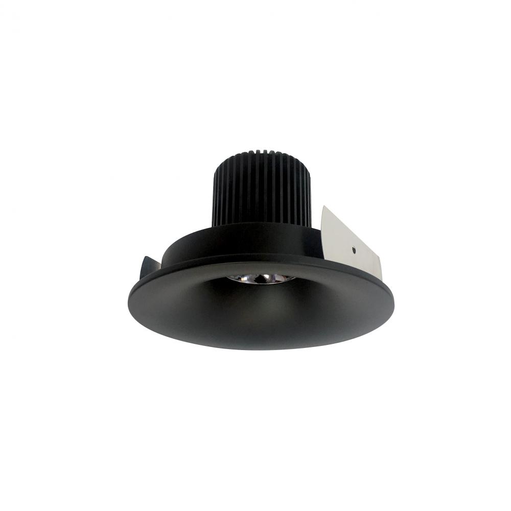 4" Iolite LED Round Bullnose, 10-Degree Optic, 950lm / 12W, 3000K, Black Finish