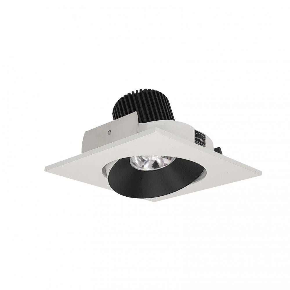 4" Iolite LED Square Adjustable Cone Reflector, 10-Degree Optic, 800lm / 12W, 3500K, Black