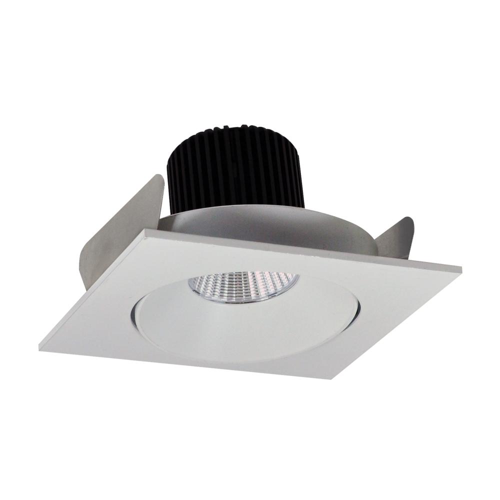 4" Iolite LED Square Adjustable Cone Reflector, 1000lm / 14W, 5000K, White Reflector / White
