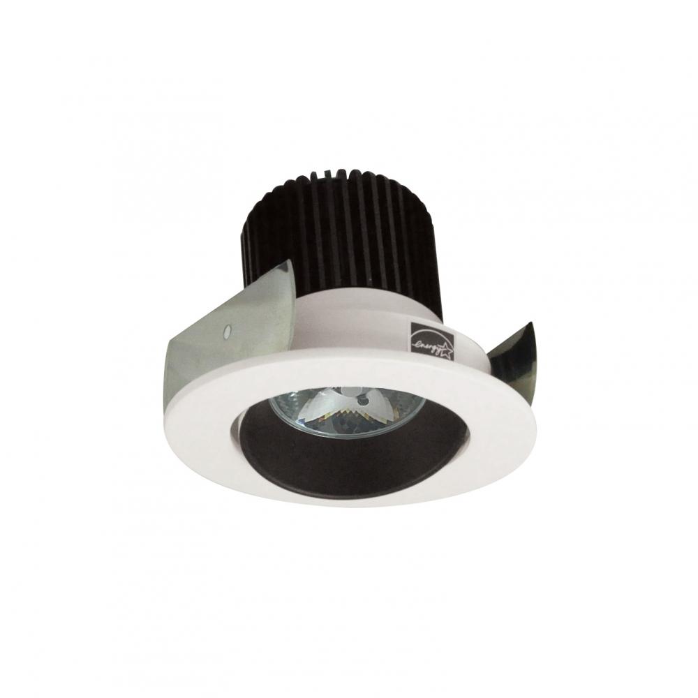 2" Iolite LED Round Adjustable Cone Reflector, 10-Degree Optic, 800lm / 12W, 2700K, Black