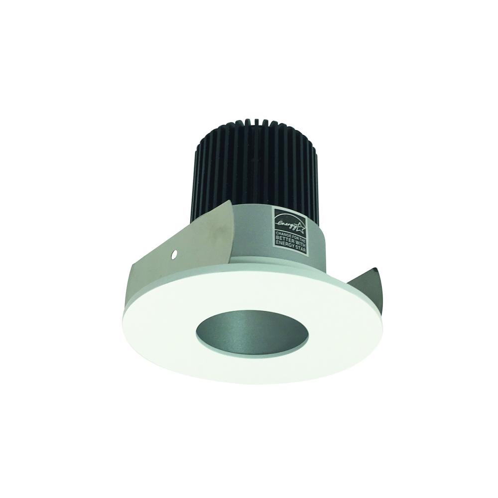 2" Iolite LED Round Pinhole, 10-Degree Optic, 700lm / 12W, 3000K, Haze Pinhole / Matte Powder
