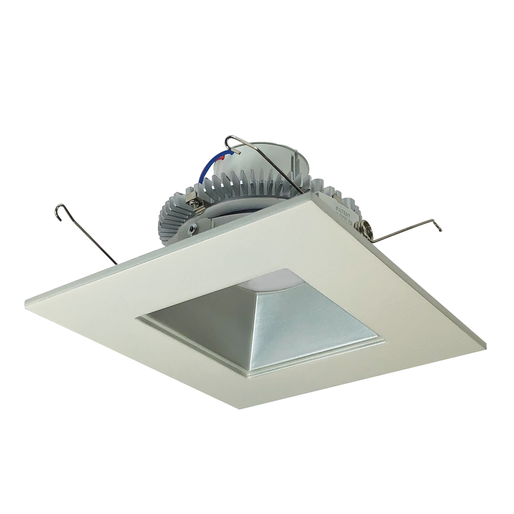 6" Cobalt Click Square Retrofit Reflector with Square Aperture, 1000lm / 12W, 3000K, Haze