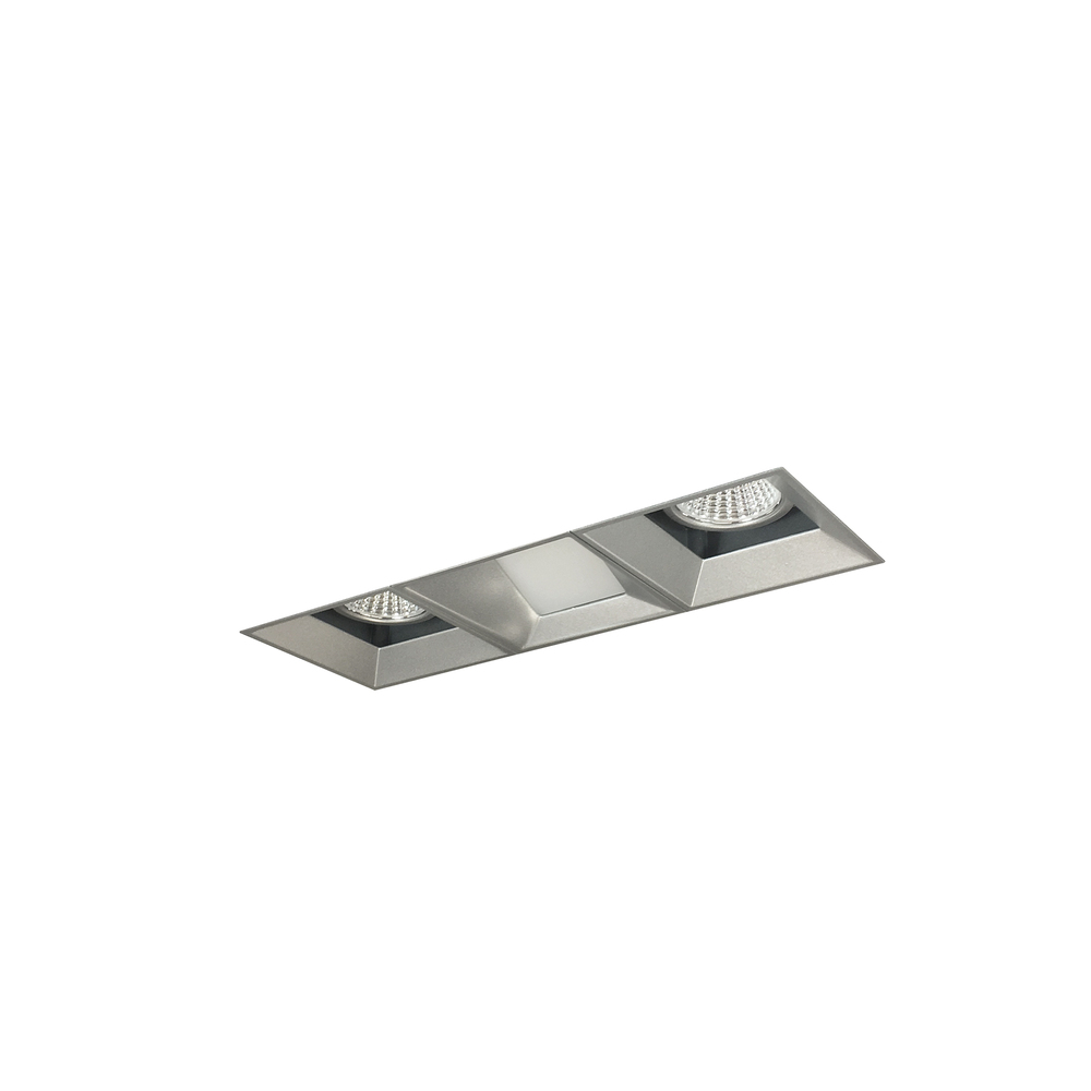 Iolite MLS 3-Head Trimless Reflector Kit, 3500K, 1000lm, Haze Fixed Downlt./Wall Wash Trims