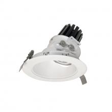 Nora NC3-69L335NMPW - 6" Sapphire III Round Adjustable Reflector, 2500lm, 3500K, Narrow Flood Optic, Matte Powder