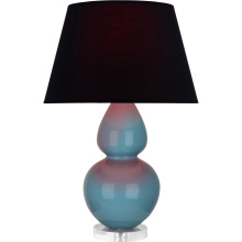 Robert Abbey OB23K - Steel Blue Double Gourd Table Lamp