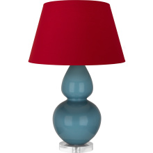 Robert Abbey OB23R - Steel Blue Double Gourd Table Lamp