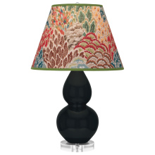 Robert Abbey OS13F - Obsidian Small Double Gourd Accent Lamp