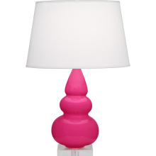 Robert Abbey RZ33X - Razzle Rose Small Triple Gourd Accent Lamp