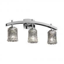 Justice Design Group GLA-8593-16-CLRT-DBRZ - Archway 3-Light Bath Bar