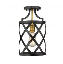 Z-Lite 481F1-MB-OBR - 1 Light Flush Mount