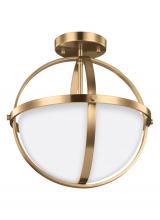 Generation Lighting 7724602-848 - Alturas Two Light Semi-Flush Convertible Pendant