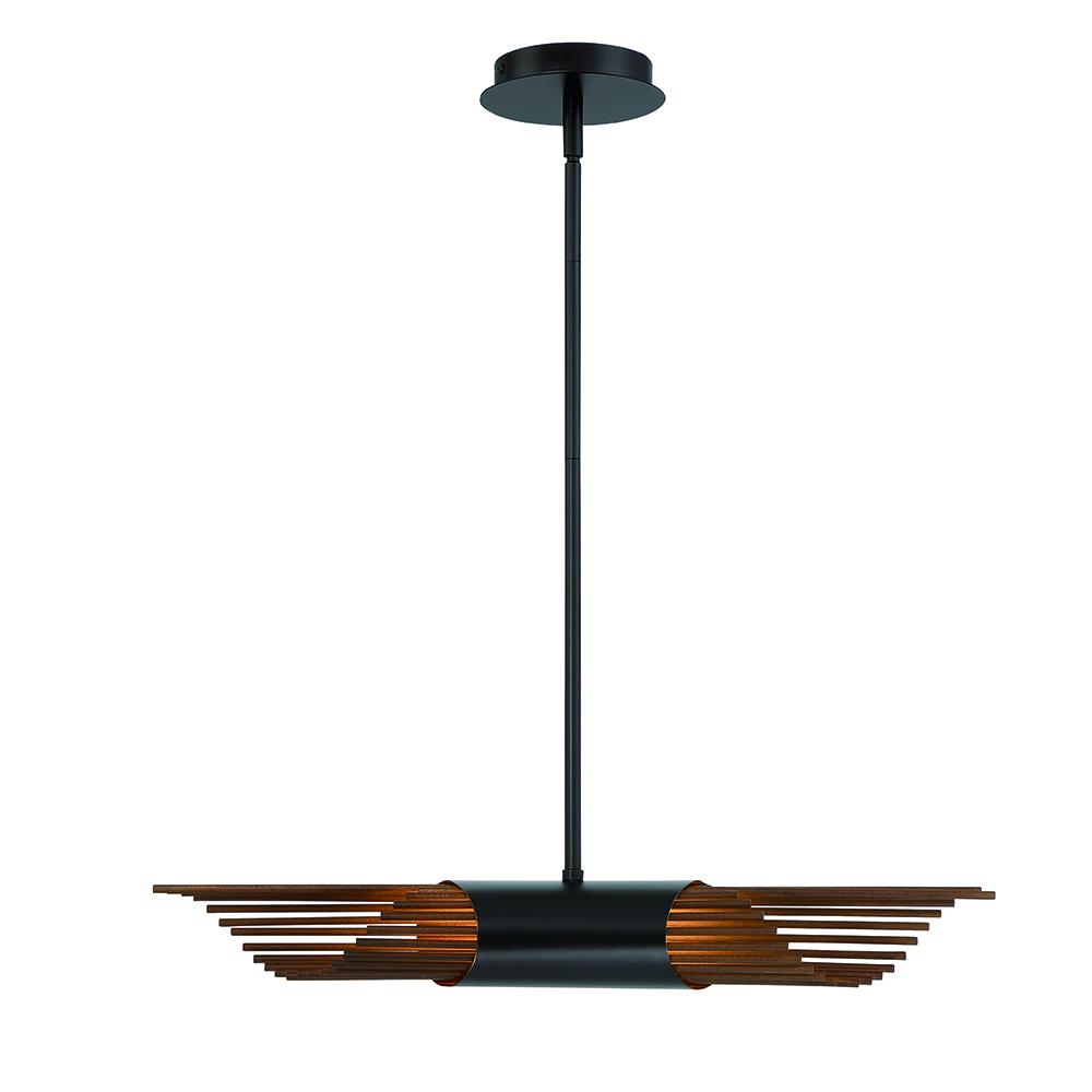 UMURA,24IN,2LT CHANDELIER,BLK