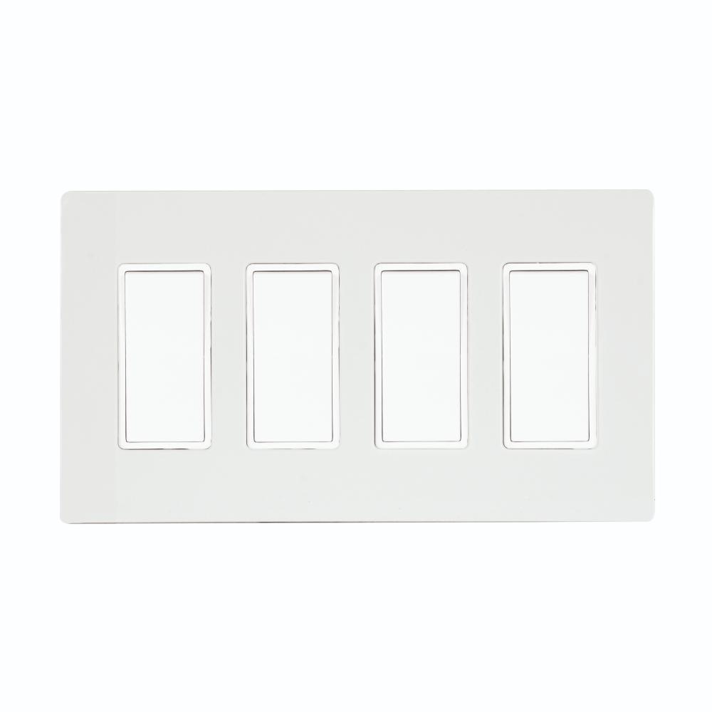 4 SINGLE, ON/OFF SWITCH, WHITE