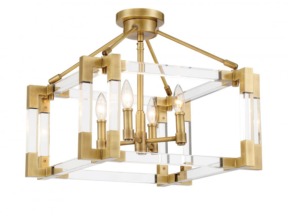 PRIMA VISTA - 4 LIGHTS SEMI FLUSH