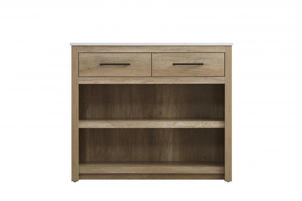 Kitchen Island 2Dw 42''Wx26''Dx36''H natural oak