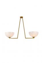 Elegant LD2350BR - Jeanne Ceiling Lamp L46.1"W13"H31.1" Brass