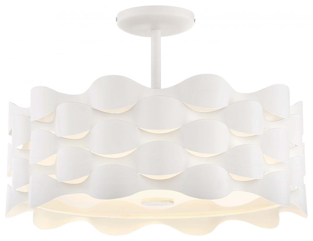 COASTAL CURRENT - LED SEMI FLUSH