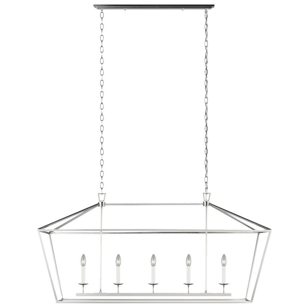 Dianna Five Light Medium Linear Chandelier