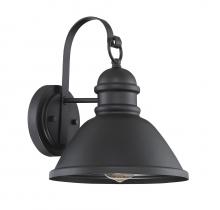 Savoy House Meridian M50016BK - 1-Light Outdoor Wall Lantern in Matte Black