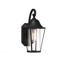 Savoy House Meridian M50023BK - 1-Light Outdoor Wall Lantern in Matte Black