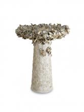 Currey 2765 - Oyster Shell Large Bird Bath